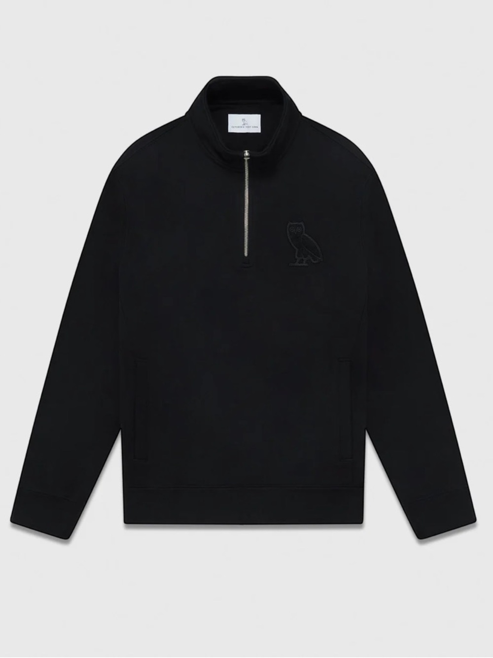 OVO SIGNATURE QUARTER-ZIP MOCKNECK SWEATSHIRT